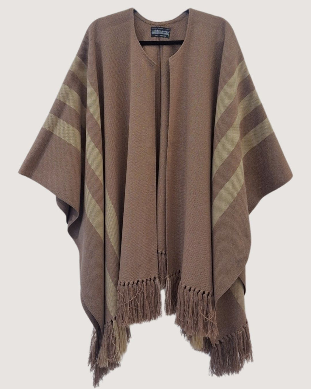 Ruana Suspiro | Te leche y beige