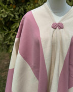 Manta Lenga | Rosada y Blanco