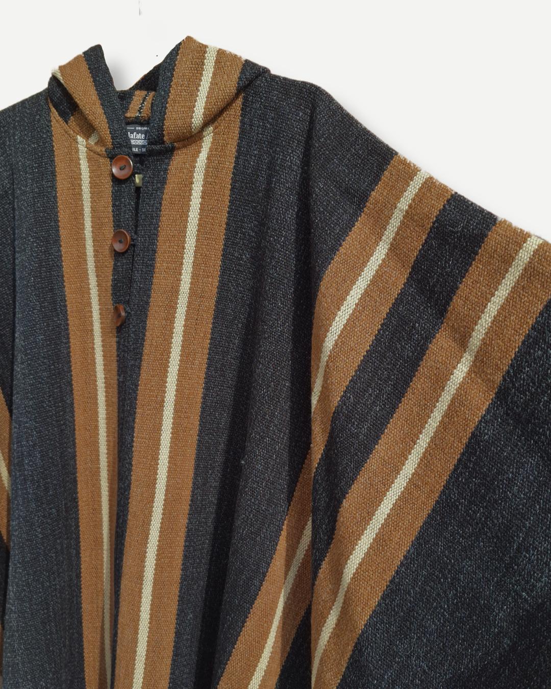 Poncho Alerce | Gris Marengo y Camel - Calafate Austral