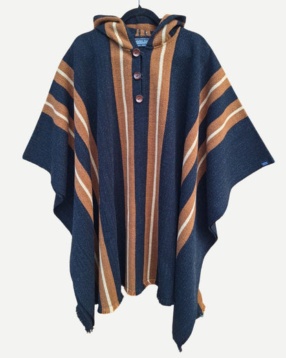 Poncho Alerce | Negro - Calafate Austral