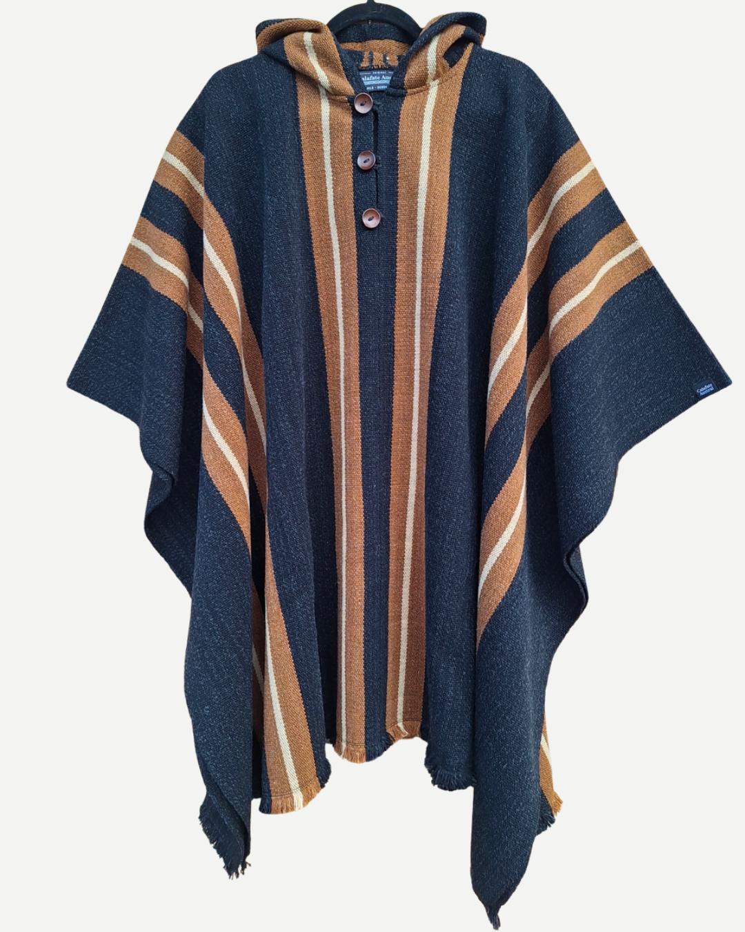Poncho Alerce | Negro - Calafate Austral