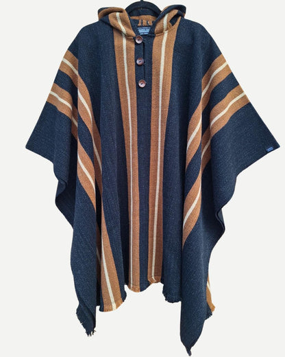 Poncho Alerce | Negro - Calafate Austral