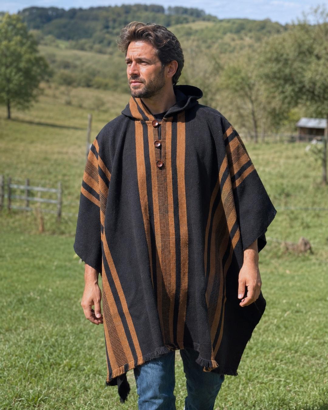 Poncho Boldo | Negro - Calafate Austral