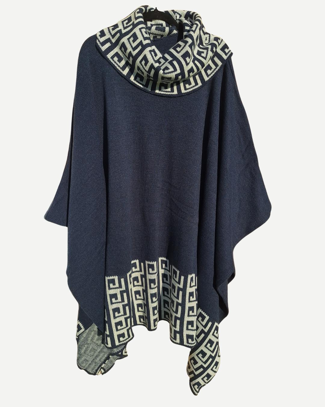 Poncho Greca | Azul Marino - Calafate Austral