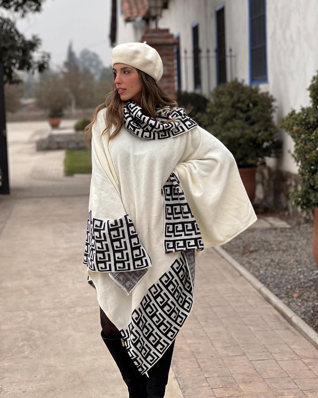 Poncho Greca | Blanco - Calafate Austral