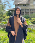 Poncho Lenga | Negro y Camel - Calafate Austral
