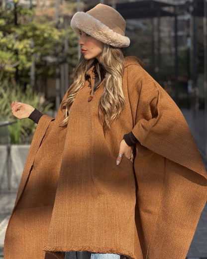 Poncho Liso | Camel - Calafate Austral