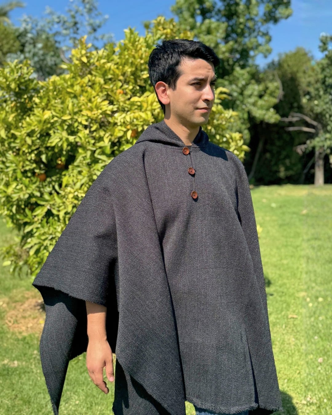 Poncho Liso | Gris Marengo - Calafate Austral