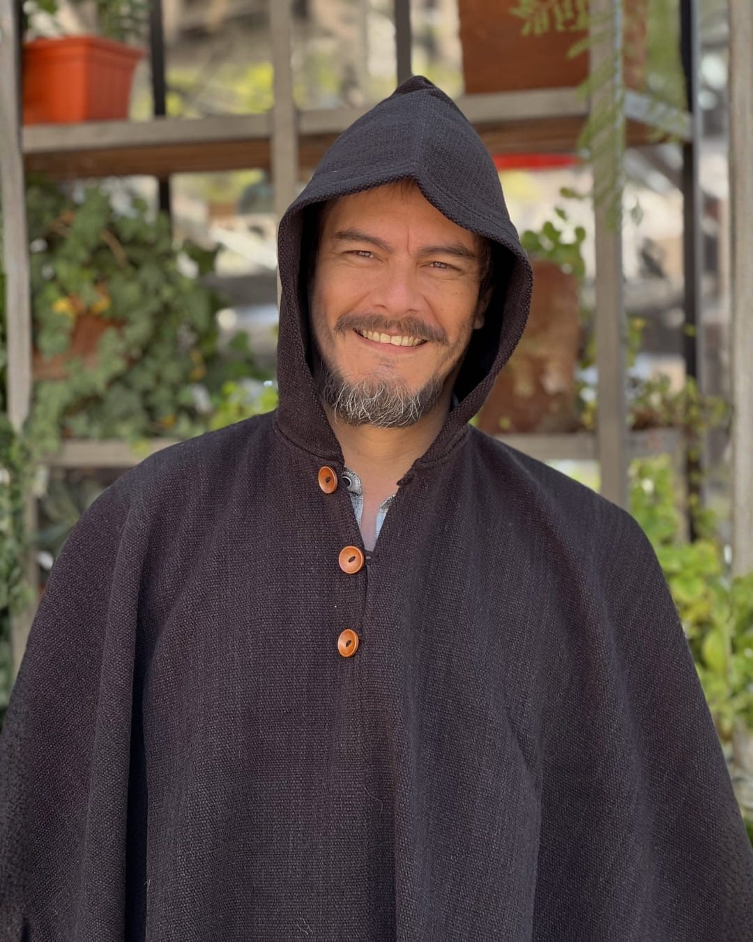 Poncho Liso | Negro - Calafate Austral