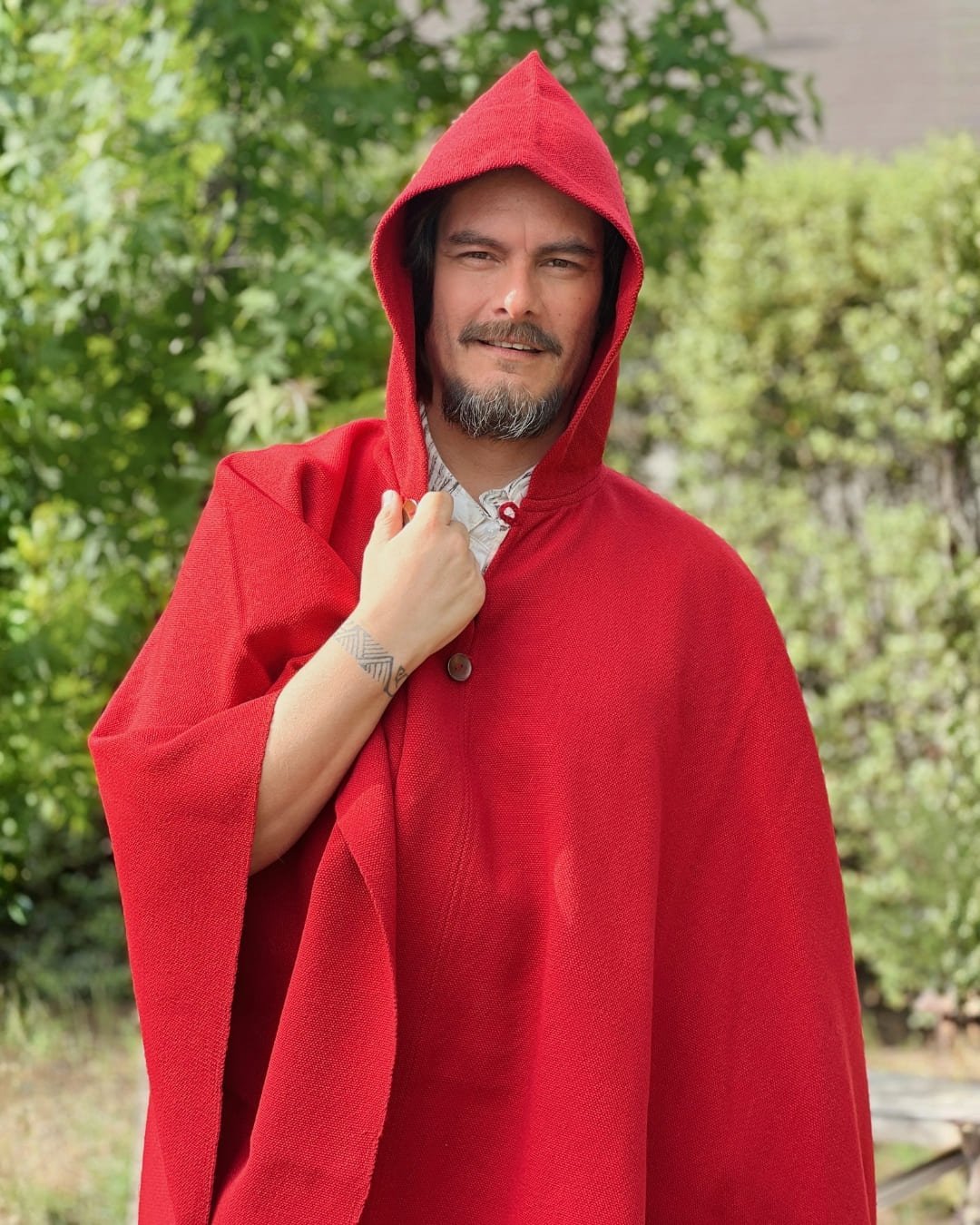 Poncho Liso | Rojo - Calafate Austral