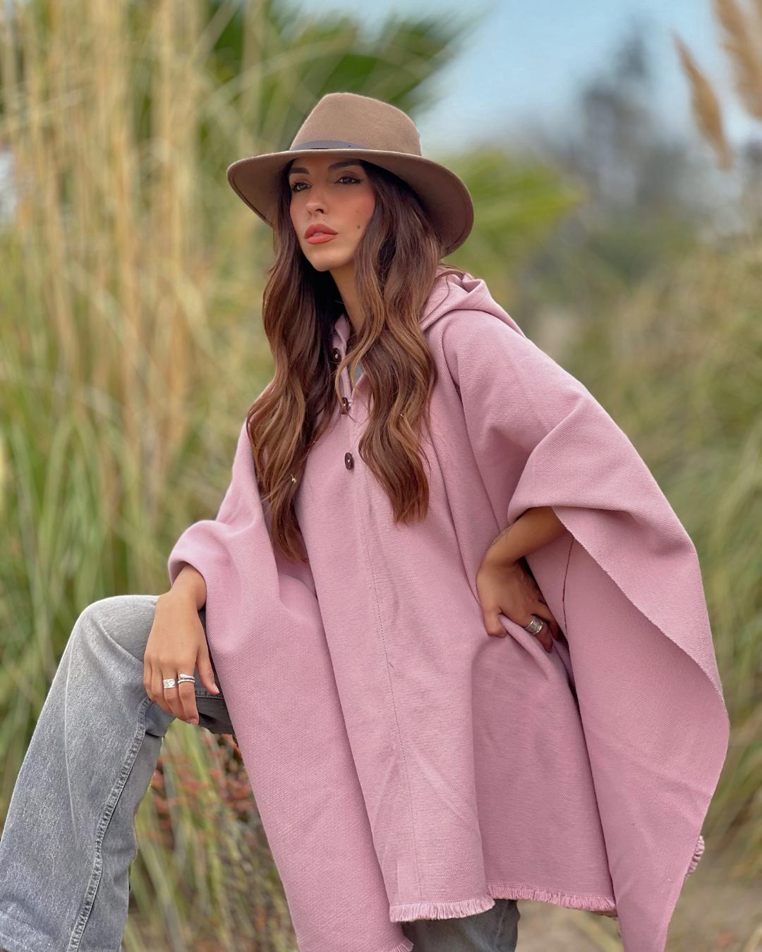 Poncho Liso | Rosa Palo - Calafate Austral