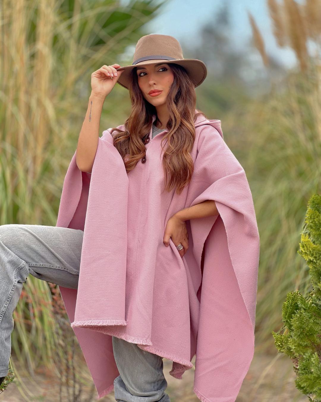 Poncho Liso | Rosa Palo - Calafate Austral