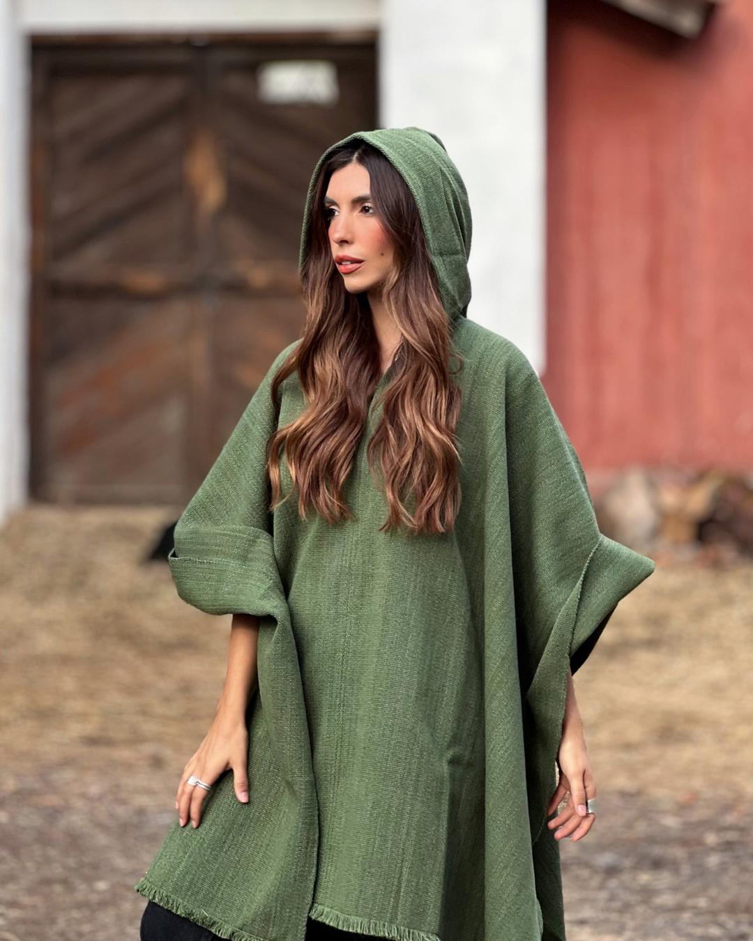 Poncho Liso | Verde - Calafate Austral