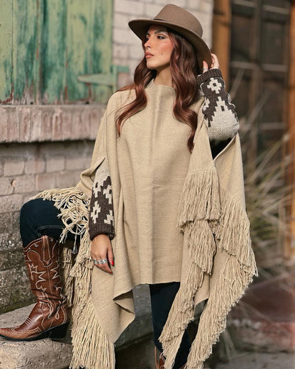 Poncho Patagua | Beige - Calafate Austral