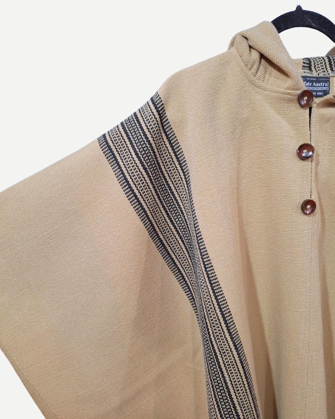 Poncho Queule | Beige - Calafate Austral