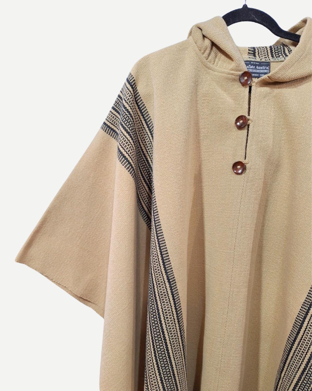 Poncho Queule | Beige - Calafate Austral