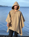 Poncho Queule | Beige Matizado - Calafate Austral