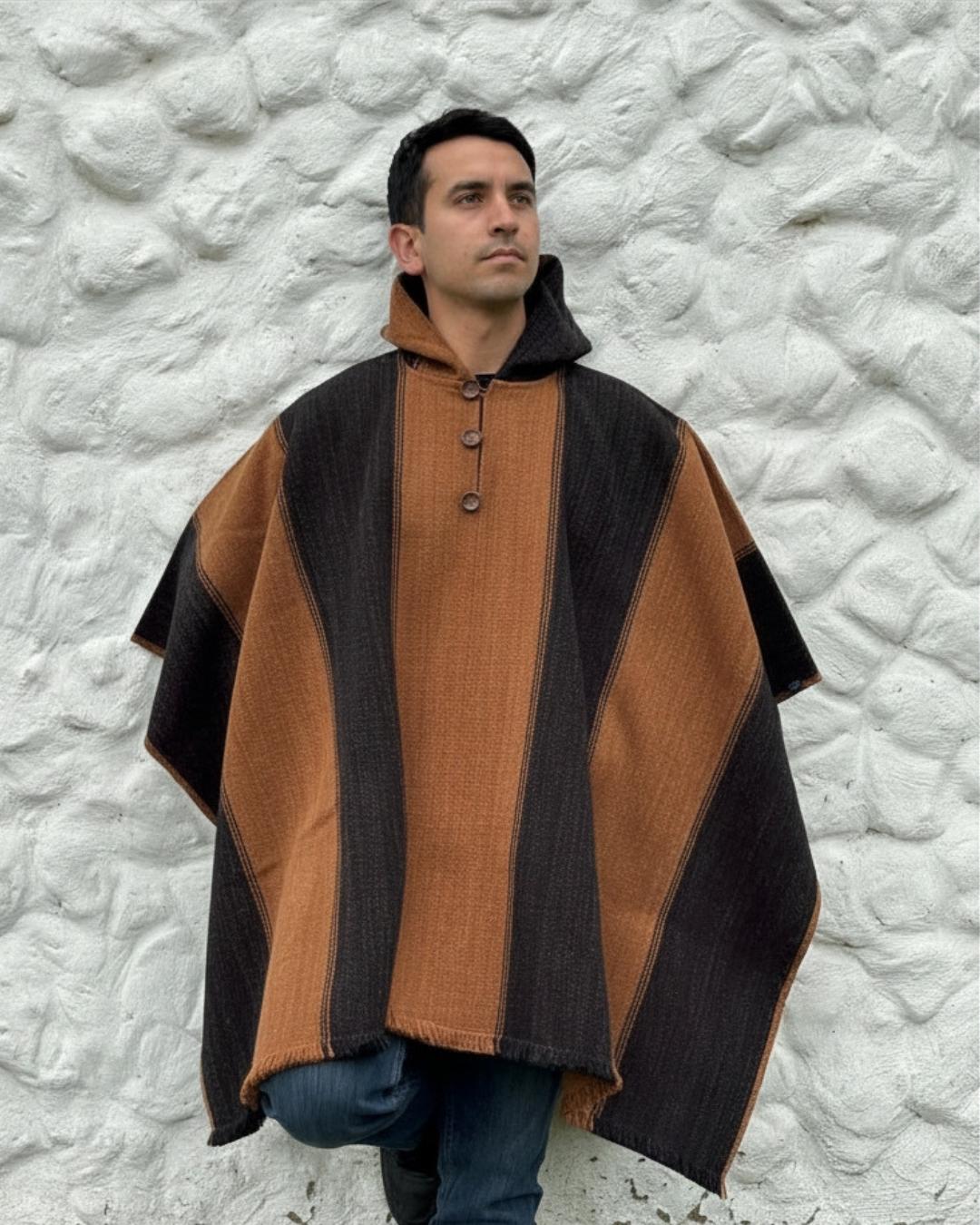Poncho Roble | Camel y Gris Marengo - Calafate Austral