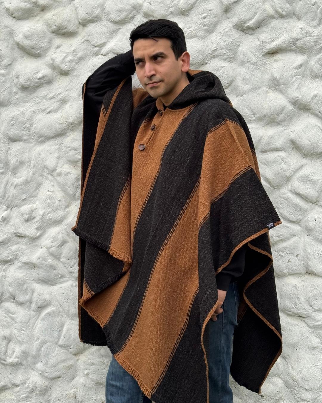 Poncho Roble | Camel y Gris Marengo - Calafate Austral