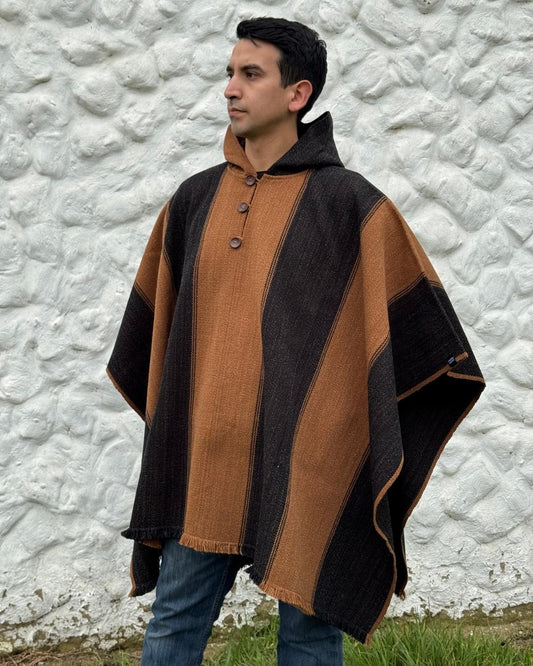 Poncho Roble | Camel y Gris Marengo - Calafate Austral