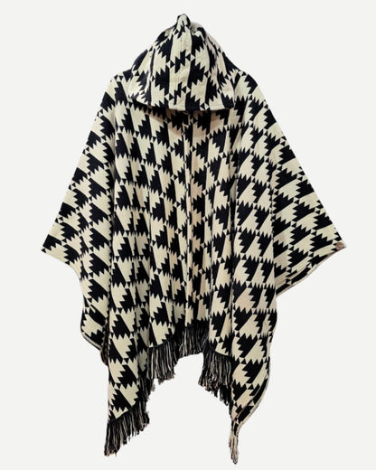 Poncho Trekan | Negro y Crudo - Calafate Austral