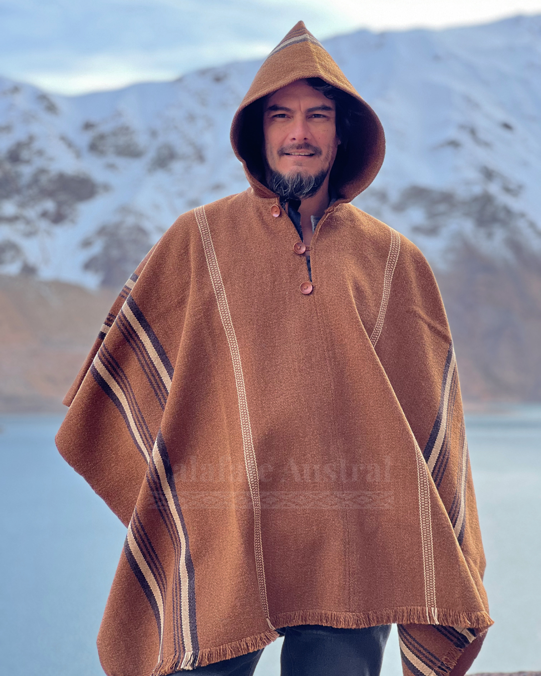 Poncho Arrayán Camel