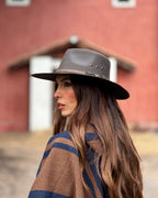 Sombrero Australiano | Cuero Natural - Calafate Austral