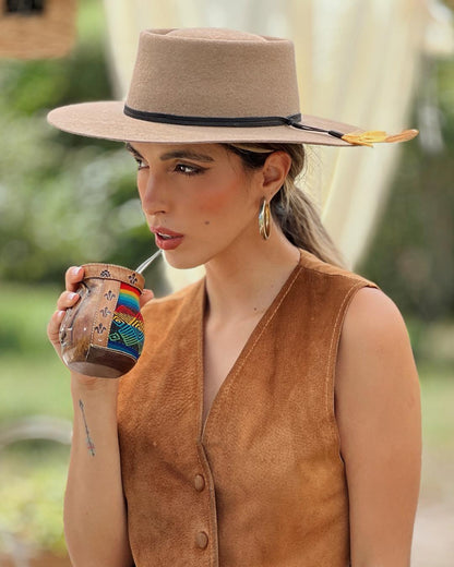 Sombrero Bolero | Beige - Calafate Austral