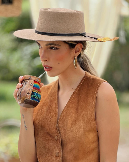 Sombrero Bolero | Beige - Calafate Austral