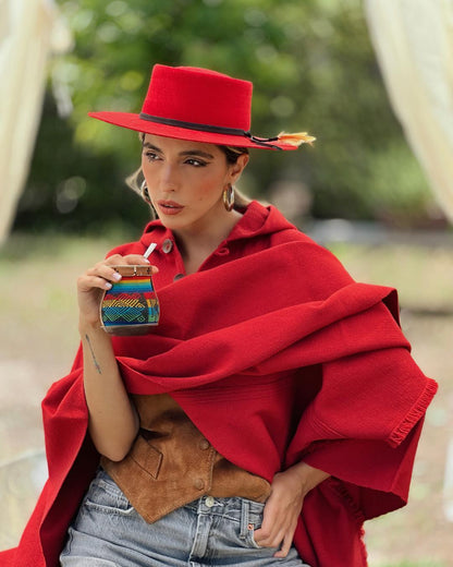 Sombrero Bolero | Rojo - Calafate Austral