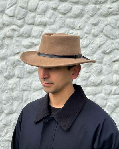 Sombrero Clayton | Lana Beige - Calafate Austral