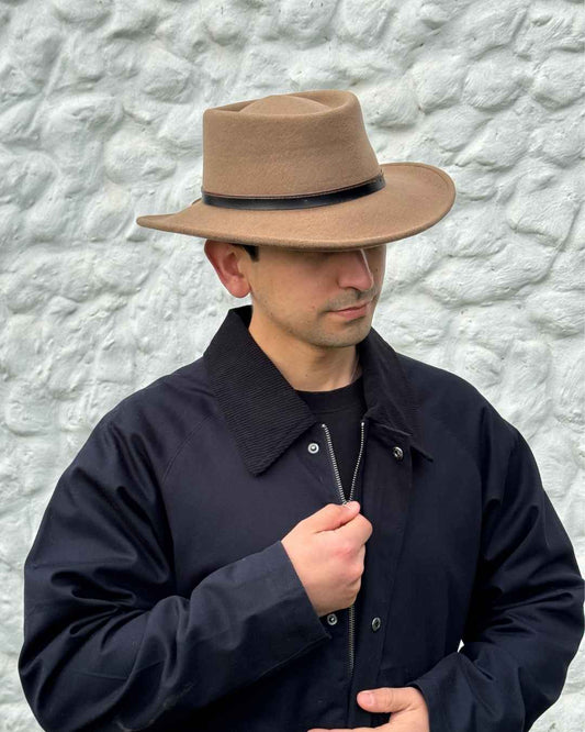 Sombrero Clayton | Lana Beige - Calafate Austral