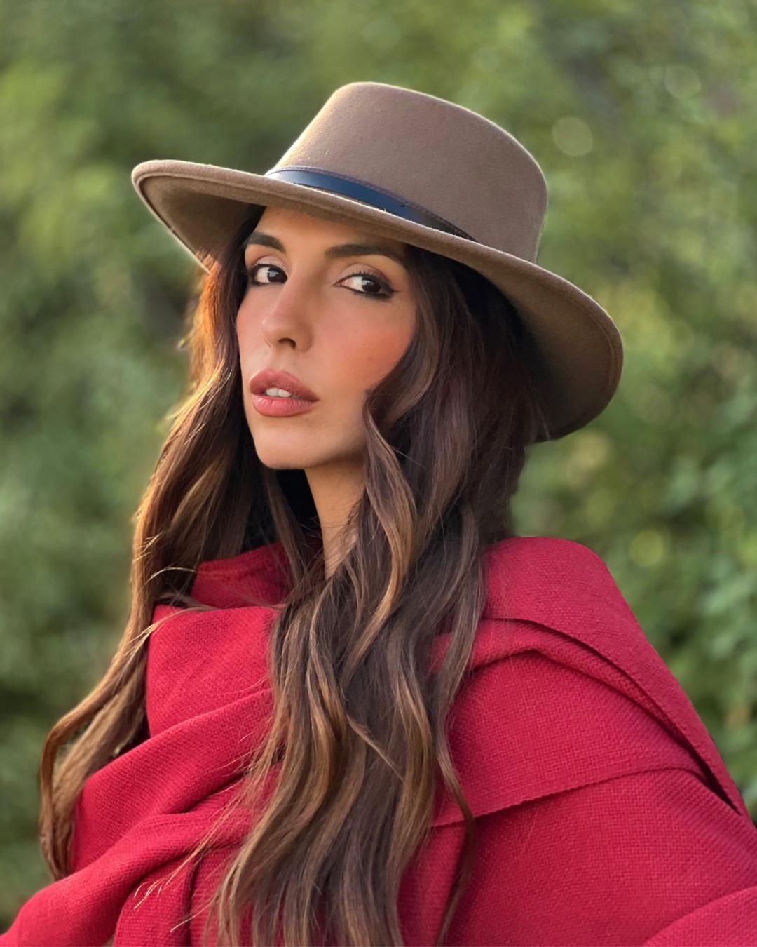 Sombrero Clayton | Lana Beige - Calafate Austral