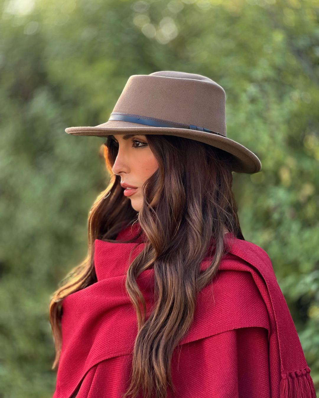 Sombrero Clayton | Lana Beige - Calafate Austral