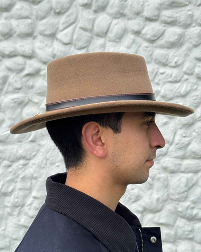 Sombrero Clayton | Lana Beige - Calafate Austral