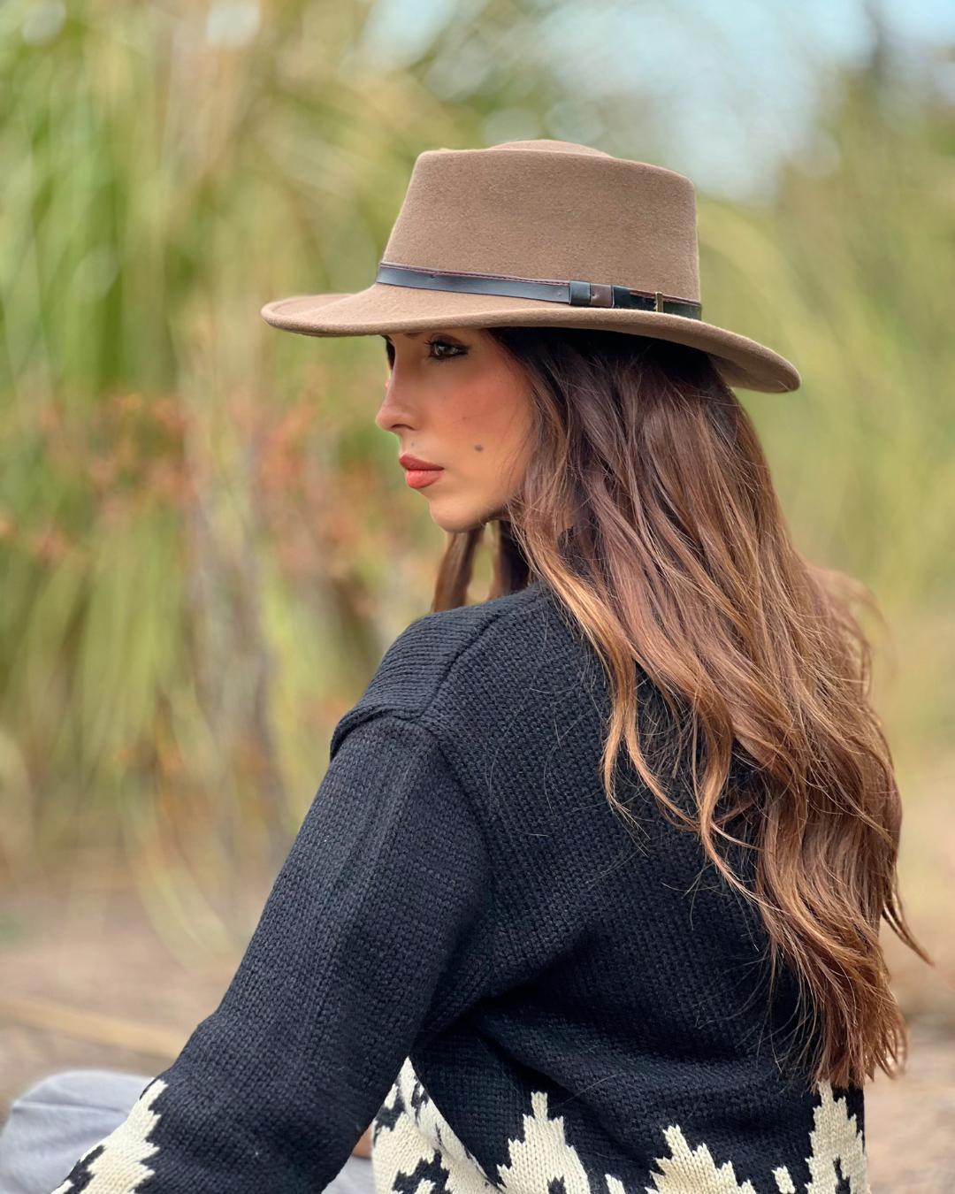 Sombrero Clayton | Lana Beige - Calafate Austral