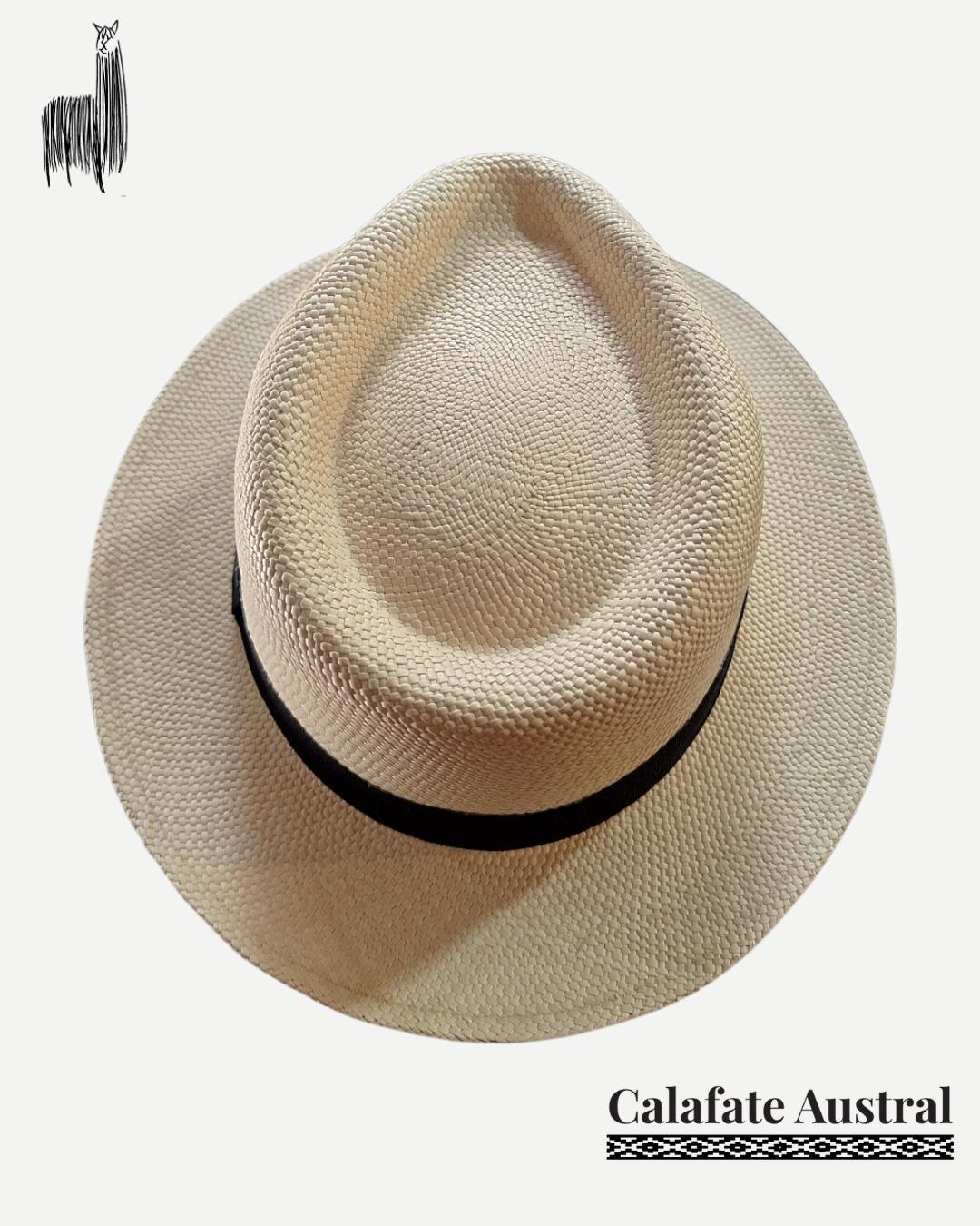 Sombrero Fedora | Paja Toquilla - Calafate Austral