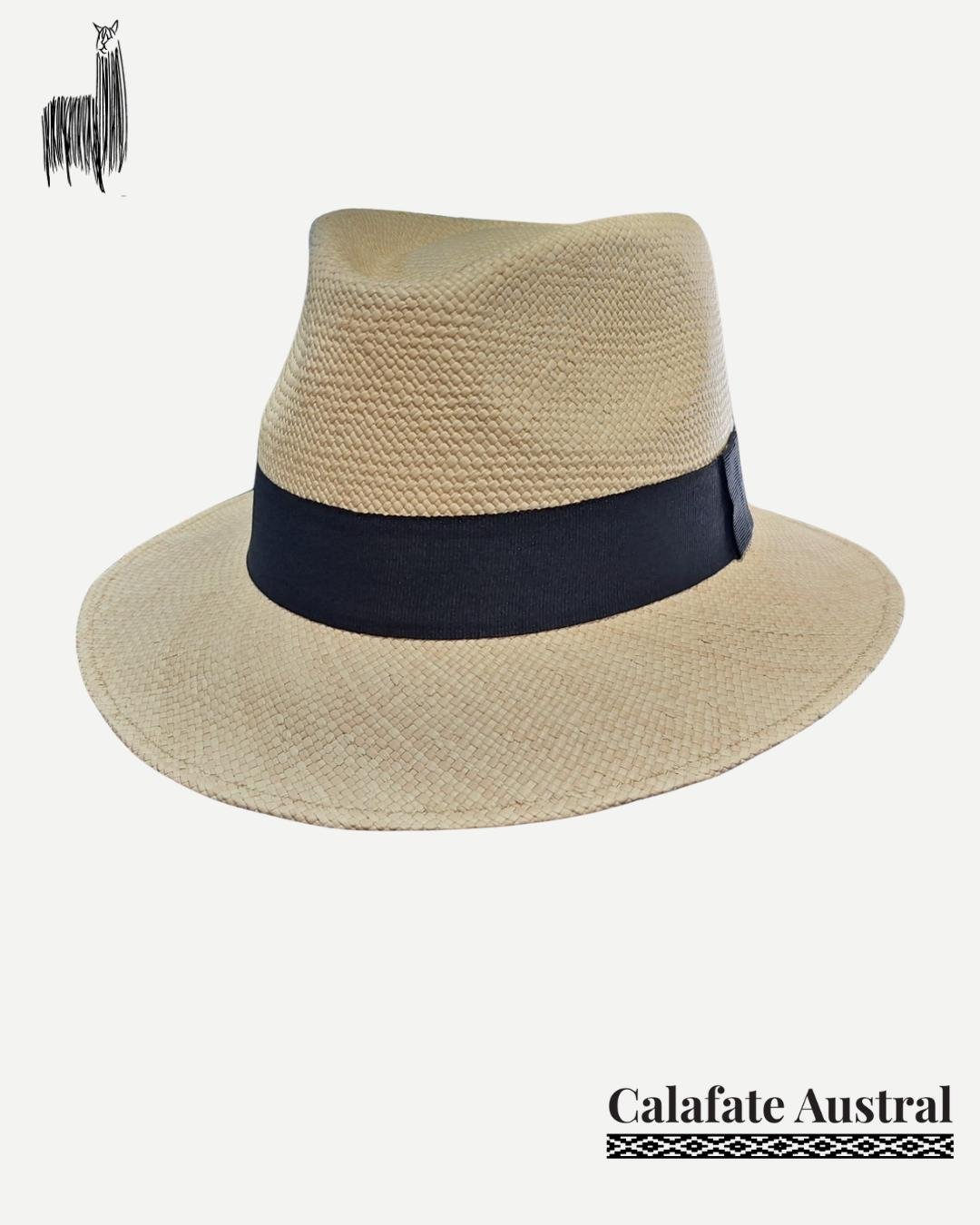 Sombrero Fedora | Paja Toquilla - Calafate Austral