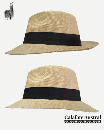 Sombrero Fedora | Paja Toquilla - Calafate Austral
