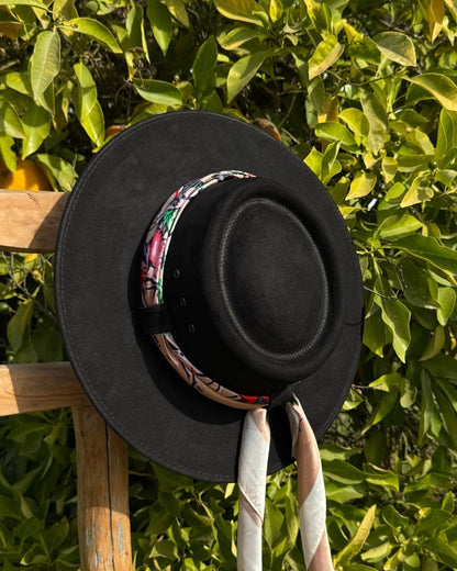 Sombrero Gambler| Gamuzado - Calafate Austral