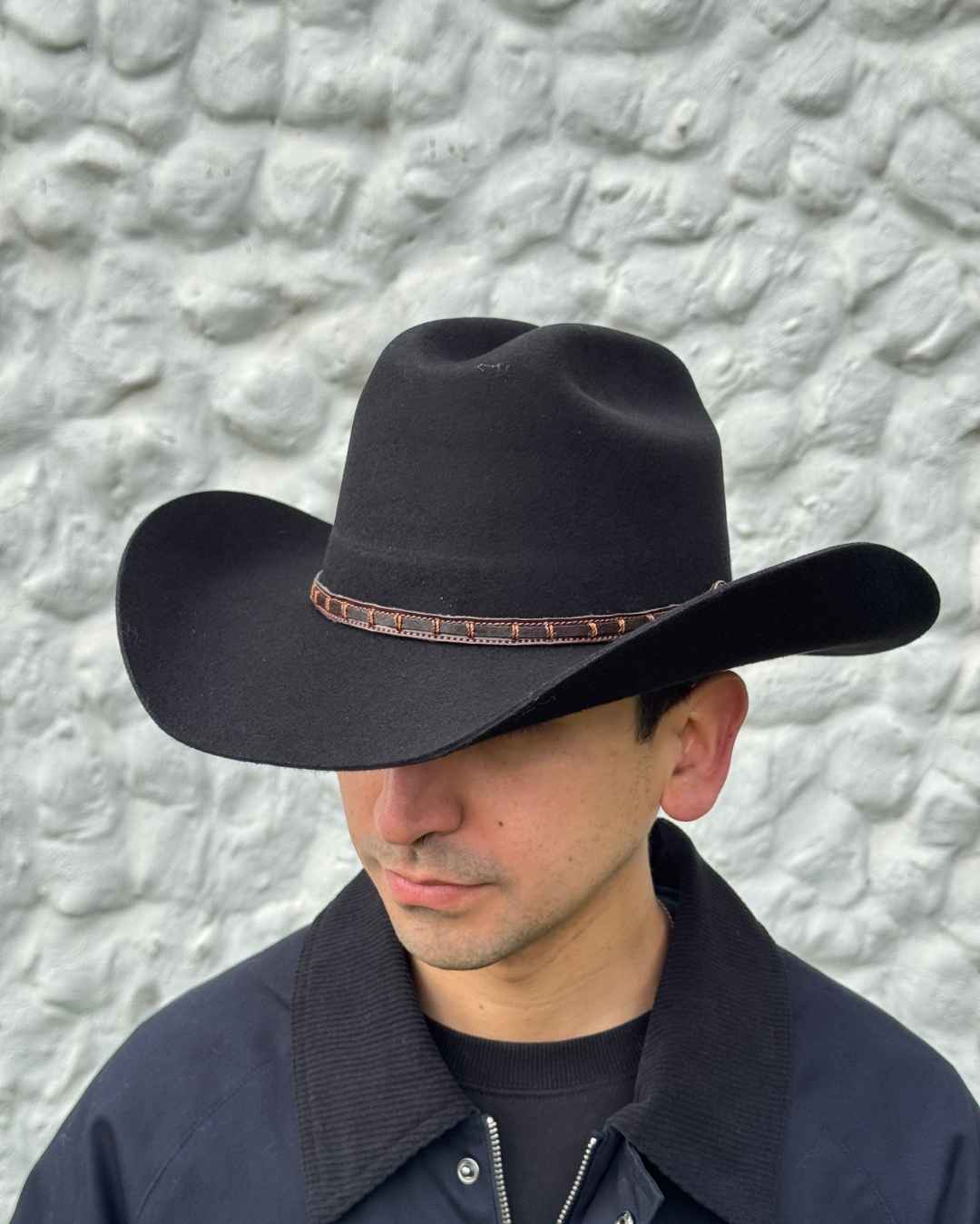 Sombrero Houston Lana | Negro - Calafate Austral