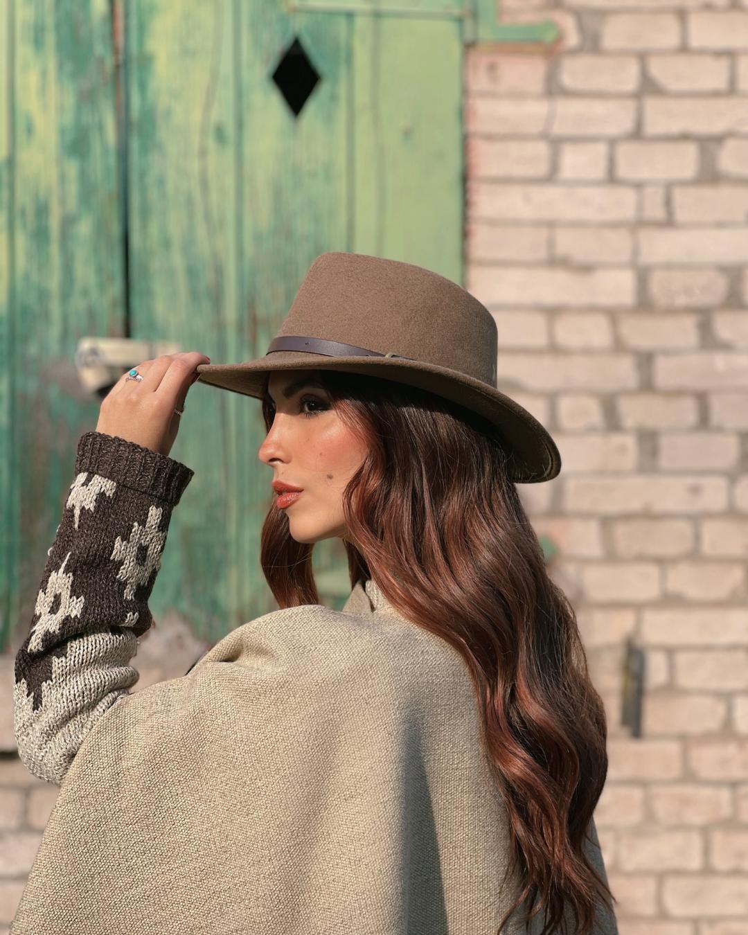 Sombrero Indiana Lana | Beige Tostado - Calafate Austral