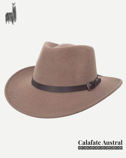 Sombrero Indiana Lana | Beige Tostado - Calafate Austral
