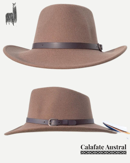 Sombrero Indiana Lana | Beige Tostado - Calafate Austral