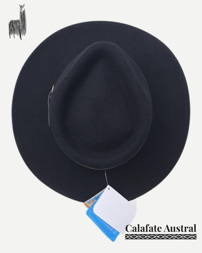 Sombrero Indiana Lana | Negro - Calafate Austral