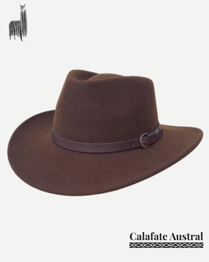 Sombrero Indiana Lana | Verde Musgo - Calafate Austral