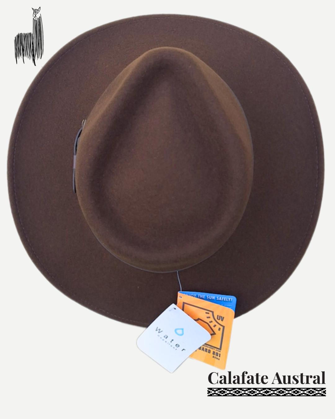 Sombrero Indiana Lana | Verde Musgo - Calafate Austral