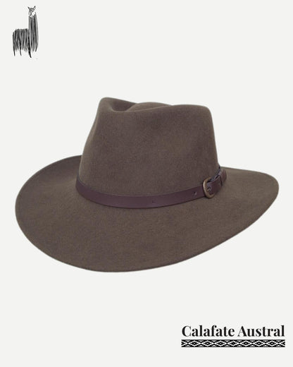Sombrero Indiana Lana | Verde Oliva - Calafate Austral