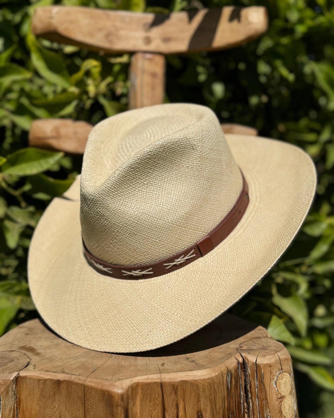 Sombrero Indiana | Paja Toquilla - Calafate Austral