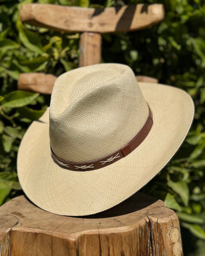 Sombrero Indiana | Paja Toquilla - Calafate Austral